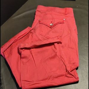 Bandolino capris size 14 pink